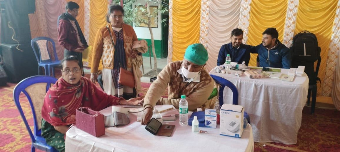 EYE and general Health camp at Naihati Mahendra School on 25th Dec'25.